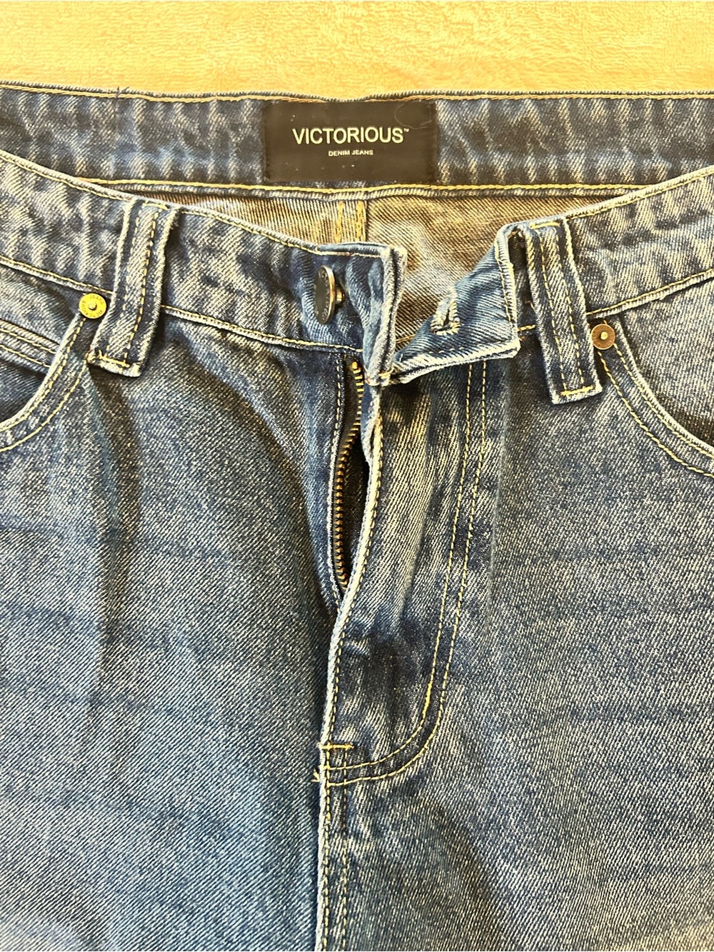 Men's Light Blue Baggy Jeans- Victorious